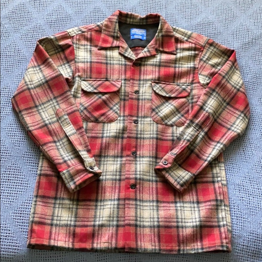 New Pendleton Board Shirt S Pendleton plaid wool